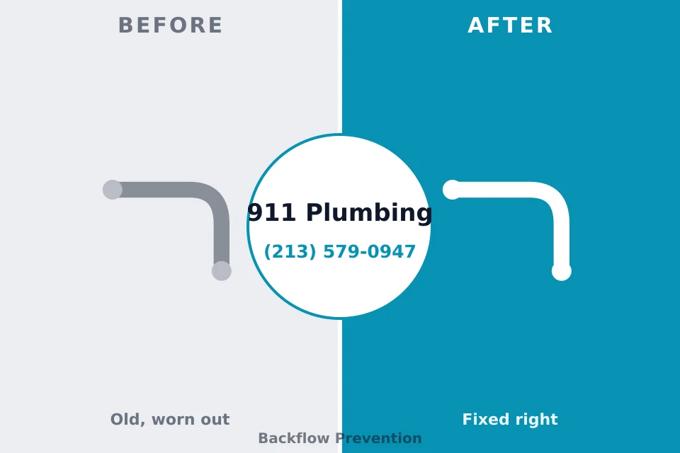 Before and after: plumbing repair Manson, IA